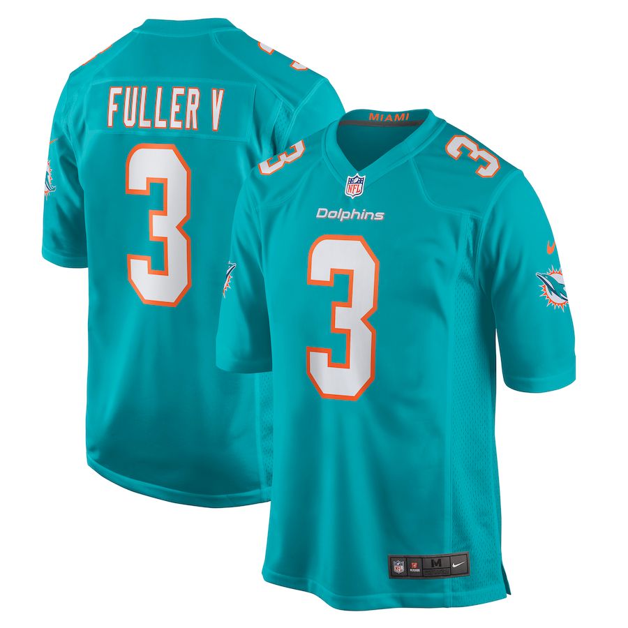 Men Miami Dolphins #3 Will Fuller V Nike Green Game Player NFL Jersey